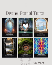 Load image into Gallery viewer, DIVINE SOUL PORTALS Oracle Deck of Higher Wisdom Messages Tarot Card Set| Oracle Tarot Cards