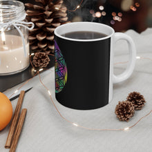 Load image into Gallery viewer, Flower of Life | Affirmation mug | Raise vibration energy | Ceramic Mug | Coffee Mug | Chakra heart center | I am grateful | Gratitude mug
