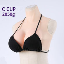 Load image into Gallery viewer, AwakenedYou Silicone Breast Plate | Sleeveless High Collar (Color: Ivory) Silicone Prosthetics | Mother's Day Gift | Niagara Falls Comic Con