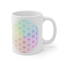 Load image into Gallery viewer, Flower of Life Mug, Cute Birthday Gift, Sacred Geometry, Mother's day gift, Cute Gift For All Occasions