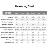 Load image into Gallery viewer, AwakenedYou Silicone Breast Plate | Sleeveless High Collar (Color: Ivory) Silicone Prosthetics | Mother's Day Gift | Niagara Falls Comic Con