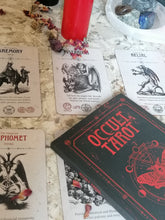 Load image into Gallery viewer, Occult Tarot Deck | Demon Tarot Deck | Demon Tarot Deck For Divination | Baphomet Dark Tarot Cards