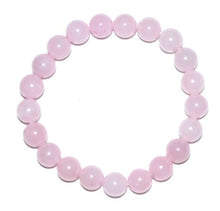 Load image into Gallery viewer, Rose Quartz Beaded Gemstone bracelet | Valentine's Day Gift | Bead jewelry | Healing Bracelet Top Quality Mala Bracelet