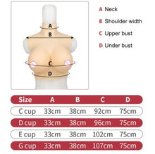 Load image into Gallery viewer, AwakenedYou Silicone Breast Shirt Sleeveless Breast Plate | Silicone Prosthetics | For Transgender | MTF, Drag Queens | Great Easter gift |