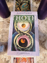 Load image into Gallery viewer, AwakenedYou Aleister Crowley's Thoth Tarot Deck | Thoth Tarot Deck | Divinatory Kabalistic Tarot Deck l Valentine's Day Gift l Cupid