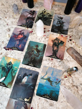 Load image into Gallery viewer, AwakenedYou Angelarium: Oracle of Emanations Tarot Deck | Enochian Tarot Deck | Divinatory Qabalistic Tarot Deck