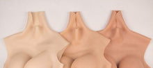 Load image into Gallery viewer, AwakenedYou H CUP Silicone Sleeveless Breast Shirt / Breast Plate (3 Colors) | Silicone Prosthetics | For Transgender MTF, Drag Queens