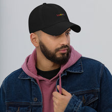 Load image into Gallery viewer, HUMAN hat | Gay Pride hat | Bisexual hat | LGBTQ Ally hat | Lesbian hat | LGBTQ hat | Queer Hat | Enby hat Nonbinary Dad Hat