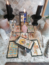 Load image into Gallery viewer, Egyptian Tarot Deck by AwakenedYou | Ancient Kemet Tarot Deck | Tarot Playing Cards | Cute Tarot Cards