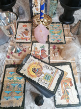 Load image into Gallery viewer, Egyptian Tarot Deck by AwakenedYou | Ancient Kemet Tarot Deck | Tarot Playing Cards | Cute Tarot Cards