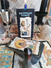 Load image into Gallery viewer, Egyptian Tarot Deck by AwakenedYou | Ancient Kemet Tarot Deck | Tarot Playing Cards | Cute Tarot Cards