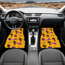 Load image into Gallery viewer, Witchy Floor Mat Halloween Car Mats | Cat Floor Mats | Cute Goth Car Mats | Spooky Car Mats