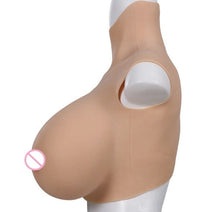 Load image into Gallery viewer, AwakenedYou Big S-CUP Silicone Sleeveless Breast Shirt / Breast Plate (6 Colors) | Silicone Prosthetics | For Transgender MTF, Drag Queens