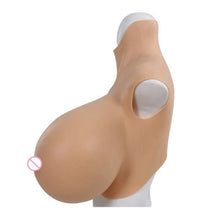 Load image into Gallery viewer, AwakenedYou Big Z-CUP Silicone Sleeveless Breast Shirt / Breast Plate (6 Colors) | Silicone Prosthetics | For Transgender MTF, Drag Queens