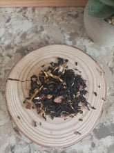Load image into Gallery viewer, Butterscotch Tea | Wizard Inspired Luxury Loose Leaf Tea | 100% Vegan Caffeine Free | Christmas Tea | Holiday Tea
