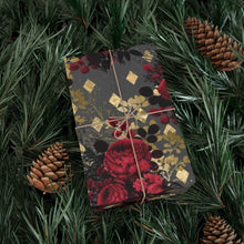 Load image into Gallery viewer, Gothic Rose Wrapping Paper | Rose Goth Gift Wrap Papers