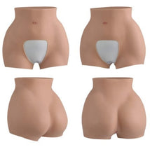 Load image into Gallery viewer, AwakenedYou Open Crotch Silicone Hip and Butt Pad Shorts (6 Colors) | Silicone Prosthetics (6 Colors)| For Transgender MTF, Drag Queens