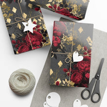 Load image into Gallery viewer, Gothic Rose Wrapping Paper | Rose Goth Gift Wrap Papers