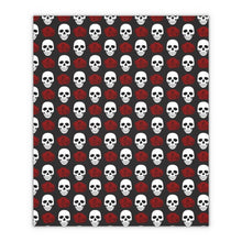 Load image into Gallery viewer, Skeleton Rose Gothic Gift Wrapping Paper Sheets 1pcs | Goth Christmas | Spooky Christmas | Goth Wrapping Paper