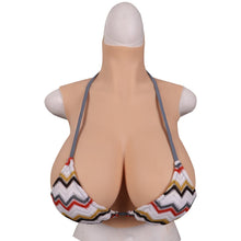 Load image into Gallery viewer, AwakenedYou B-G Cup High Collar Silicone Sleeveless Breast Shirt / Breast Plate (6 Colors) | Silicone filling |For Transgender, Drag Queens