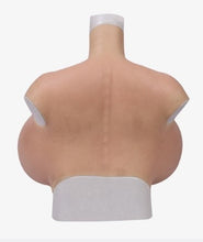 Load image into Gallery viewer, AwakenedYou Realistic Z-CUP Silicone Sleeveless Breast Shirt / Breast Plate (4 Colors) | Silicone Prosthetics | Transgender MTF, Drag Queens