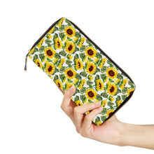 Load image into Gallery viewer, Sunflower Purse Bag Colorful Floral Clutch Cosmetics Bag Zipper Purse Clutch Bag