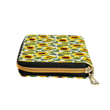 Load image into Gallery viewer, Sunflower Purse Bag Colorful Floral Clutch Cosmetics Bag Zipper Purse Clutch Bag