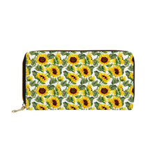 Load image into Gallery viewer, Sunflower Purse Bag Colorful Floral Clutch Cosmetics Bag Zipper Purse Clutch Bag
