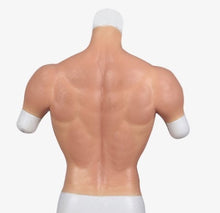 Load image into Gallery viewer, AwakenedYou New Silicone Muscular Woman Breast Plate (4 Colors) D-Cup | Silicone Prosthetics | For Cosplay, Transgender MTF, Drag Queens