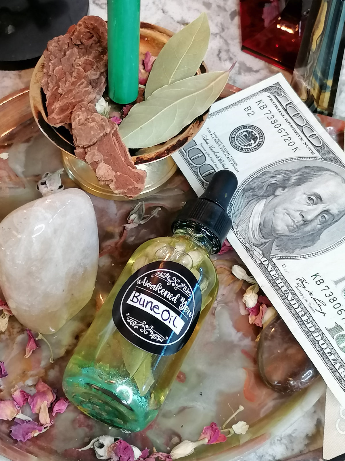 Bune Oil — Goetic Ritual Oil for Fast Wealth & Ancestor Work