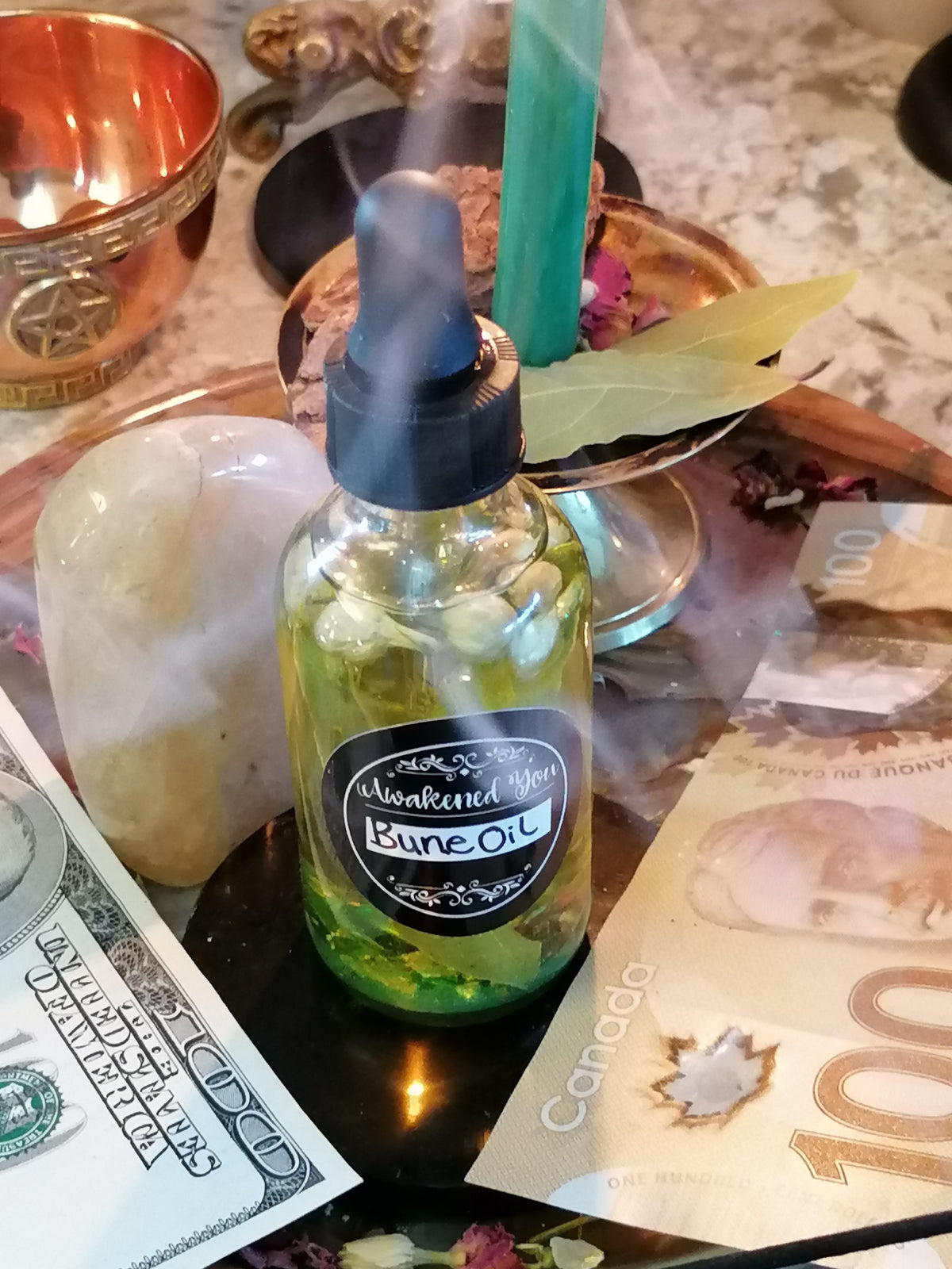 Bune Oil — Goetic Ritual Oil for Fast Wealth & Ancestor Work