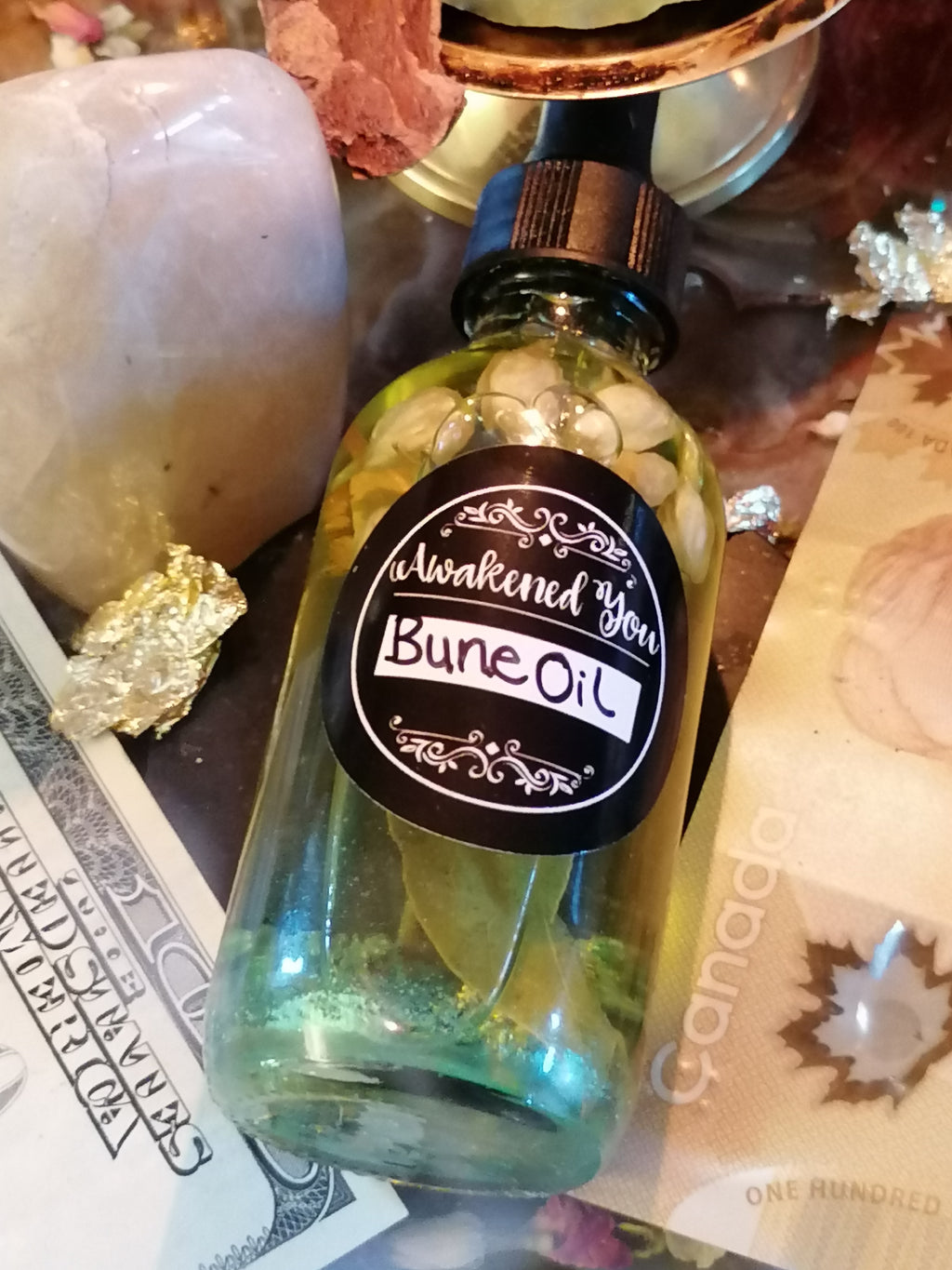 Bune Oil — Goetic Ritual Oil for Fast Wealth & Ancestor Work