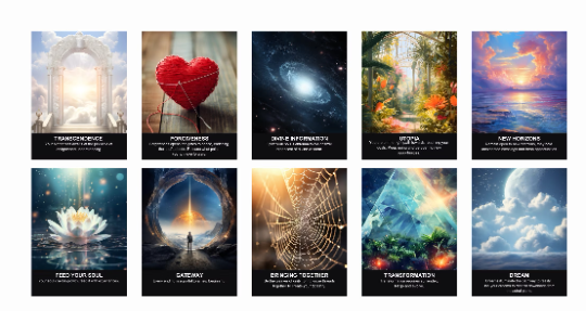 Divine Soul Portals Oracle Deck