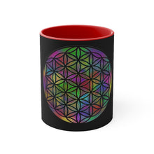 Load image into Gallery viewer, Accent Mug | Flower of Life Coffee Mug | Mother&#39;s Day Gift
