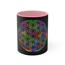 Load image into Gallery viewer, Accent Mug | Flower of Life Coffee Mug | Mother&#39;s Day Gift
