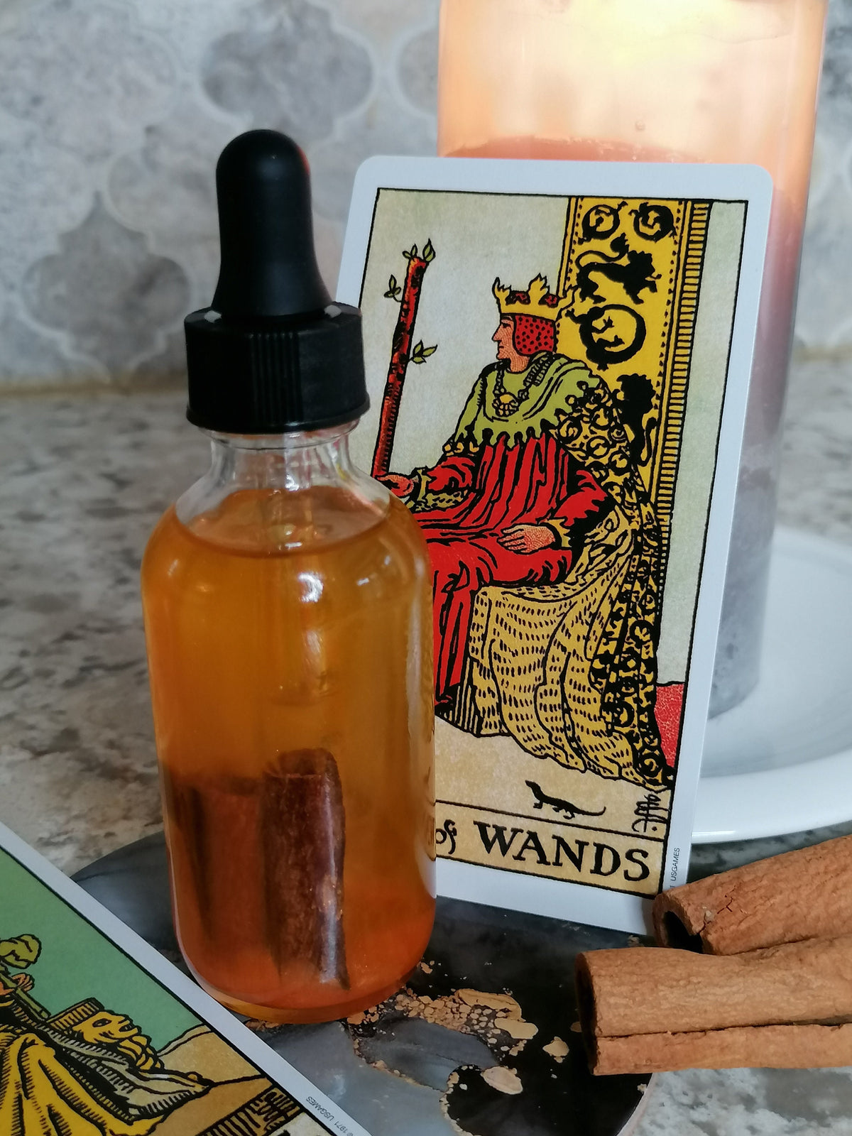 Fire Element Oil — Passion, Willpower & Banishing (Aries · Leo · Sagittarius)