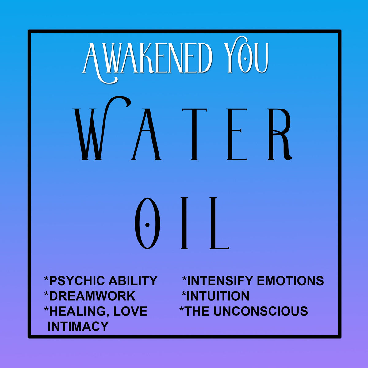 Water Element Oil — Intuition, Dreamwork & Love (Cancer · Scorpio · Pisces)
