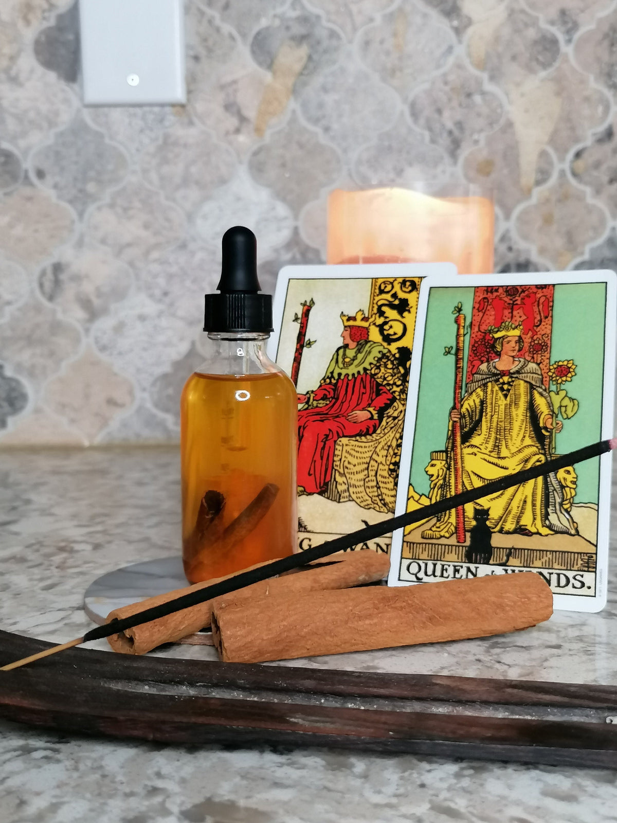 Fire Element Oil — Passion, Willpower & Banishing (Aries · Leo · Sagittarius)