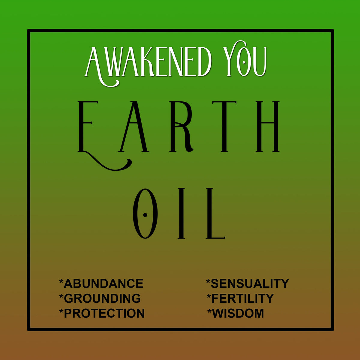 Earth Element Oil — Abundance, Fertility & Grounding (Taurus · Virgo · Capricorn)