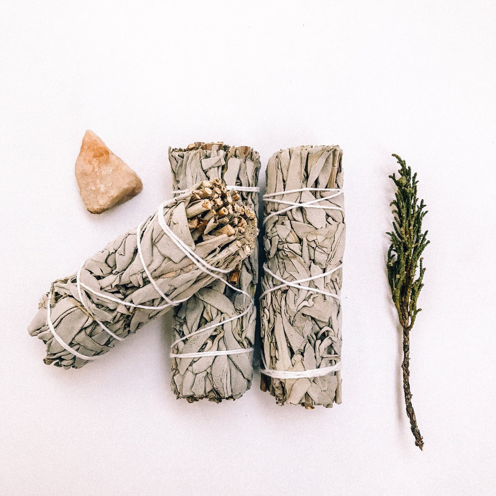 White Sage Smudge Sticks — Cleansing & Purification (3-Pack)
