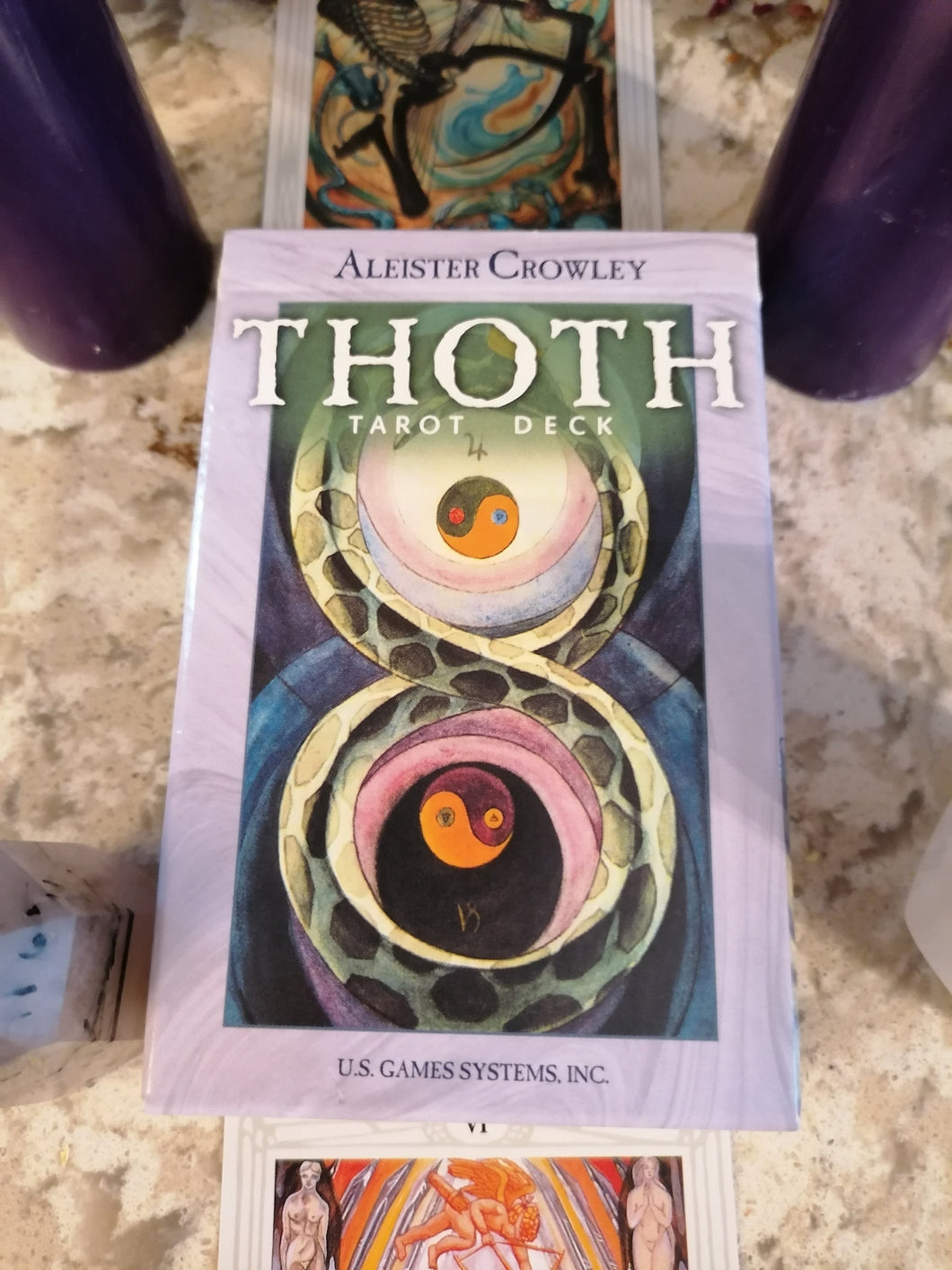 AwakenedYou Aleister Crowley's Thoth Tarot Deck | Thoth Tarot Deck | Divinatory Kabalistic Tarot Deck l Valentine's Day Gift l Cupid