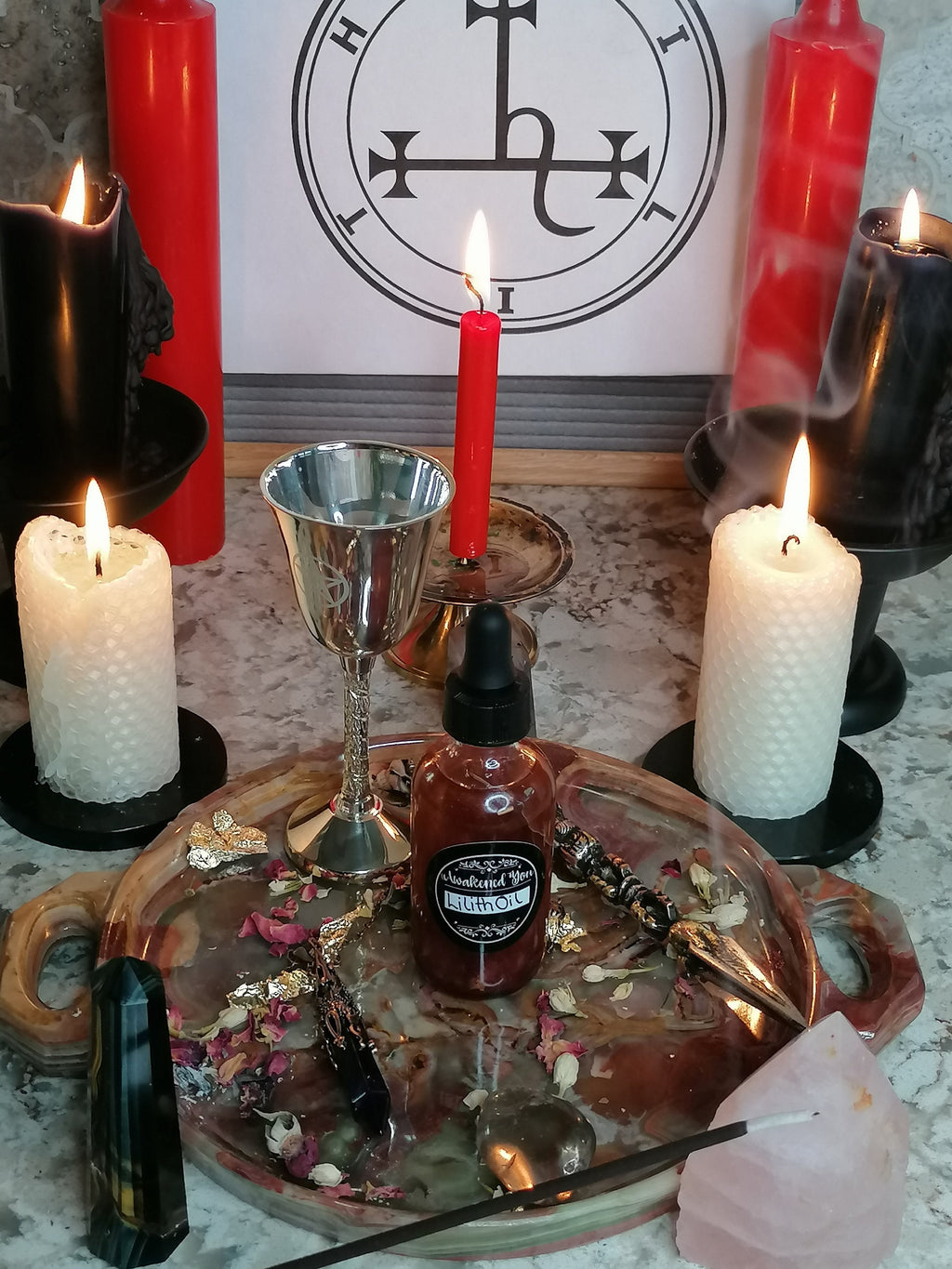 Lilith Oil — Dark Goddess Oil for Sex Magick, Shadow Work & Hexing