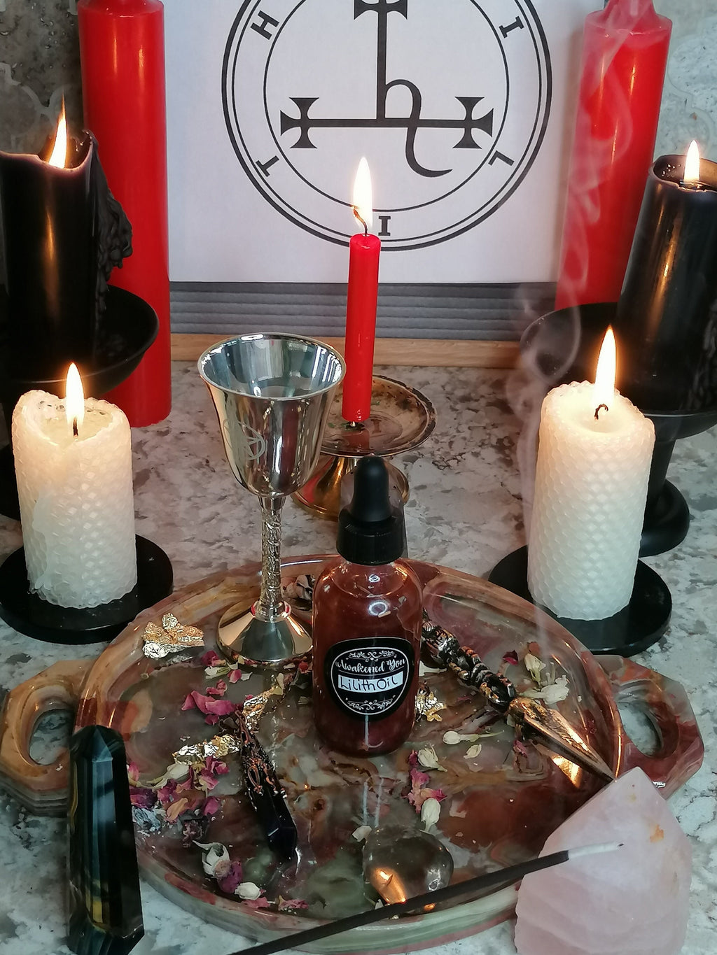 Lilith Oil — Dark Goddess Oil for Sex Magick, Shadow Work & Hexing