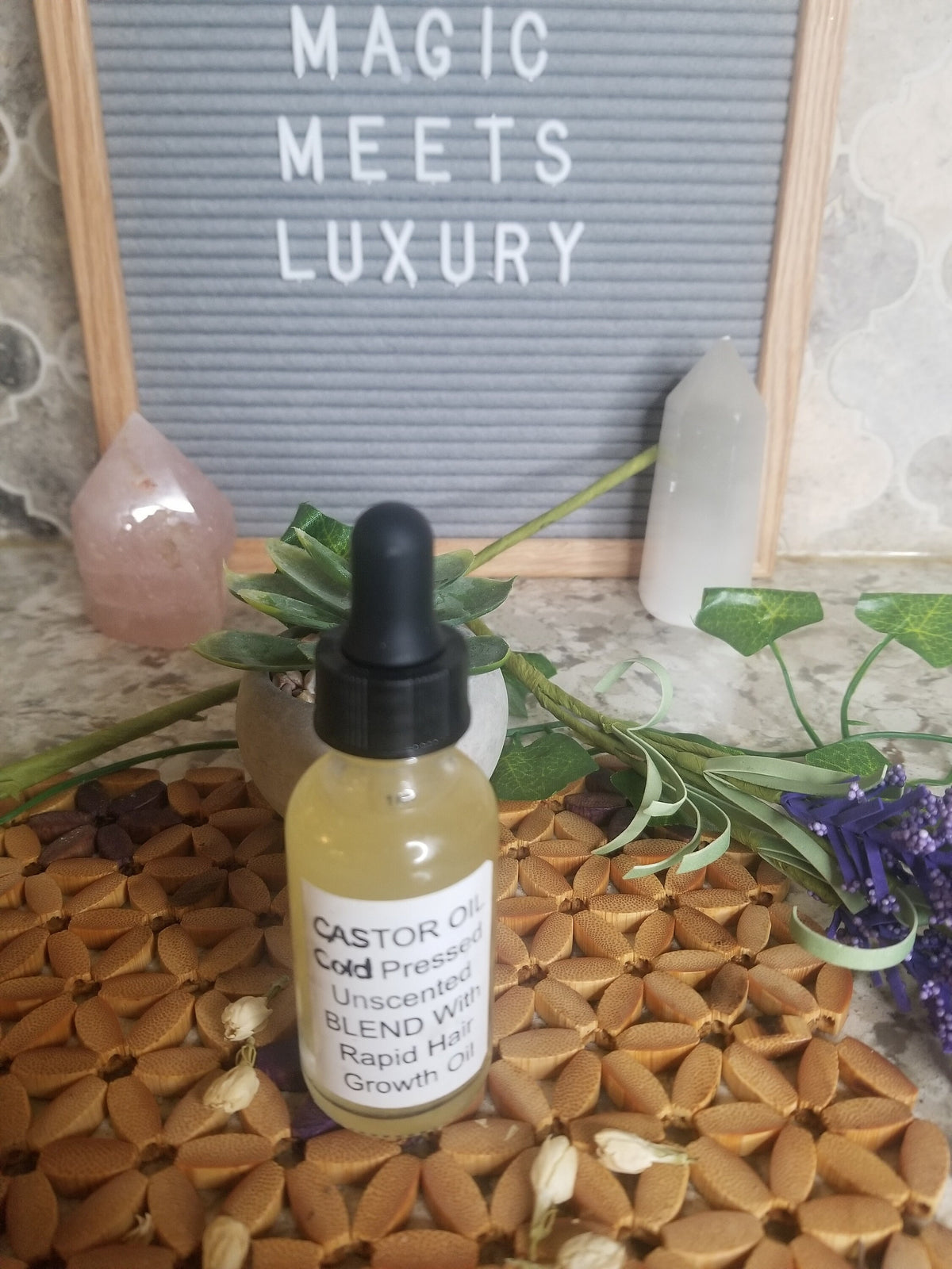 Hair Growth Oil — Cold-Pressed Castor Oil Blend, Unscented