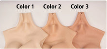 Load image into Gallery viewer, AwakenedYou C-H CUP Silicone Breast Shirt (3 Colors) | Sleeveless Breast Plate Prosthetics | For Transgender MTF, Drag Queens
