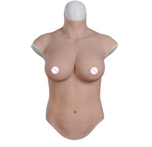 Load image into Gallery viewer, AwakenedYou New Silicone Sleeveless Breast Shirt / Breast Plate (6 Colors) | Silicone Prosthetics | For Transgender MTF, Drag Queens
