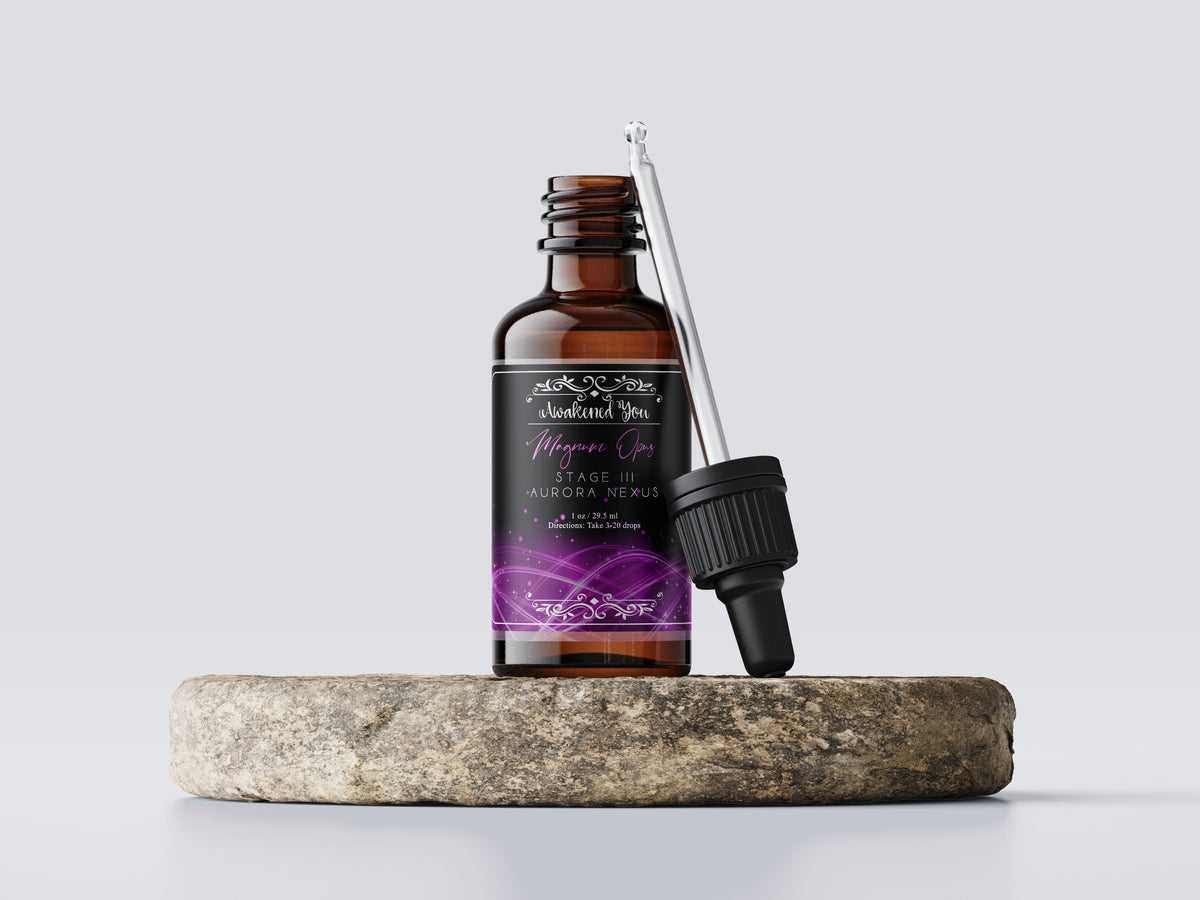 Magnum Opus III: Aurora Nexus — High-Frequency Ormus Elixir (1 oz)